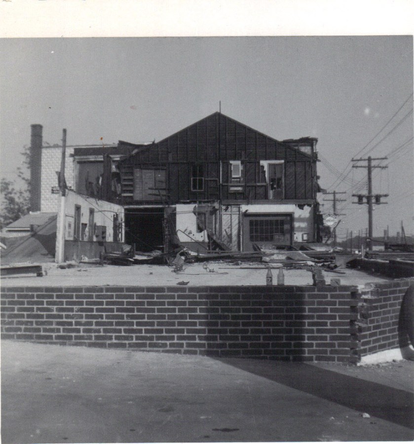 during demolition