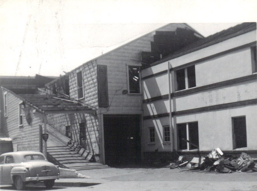 during demolition
