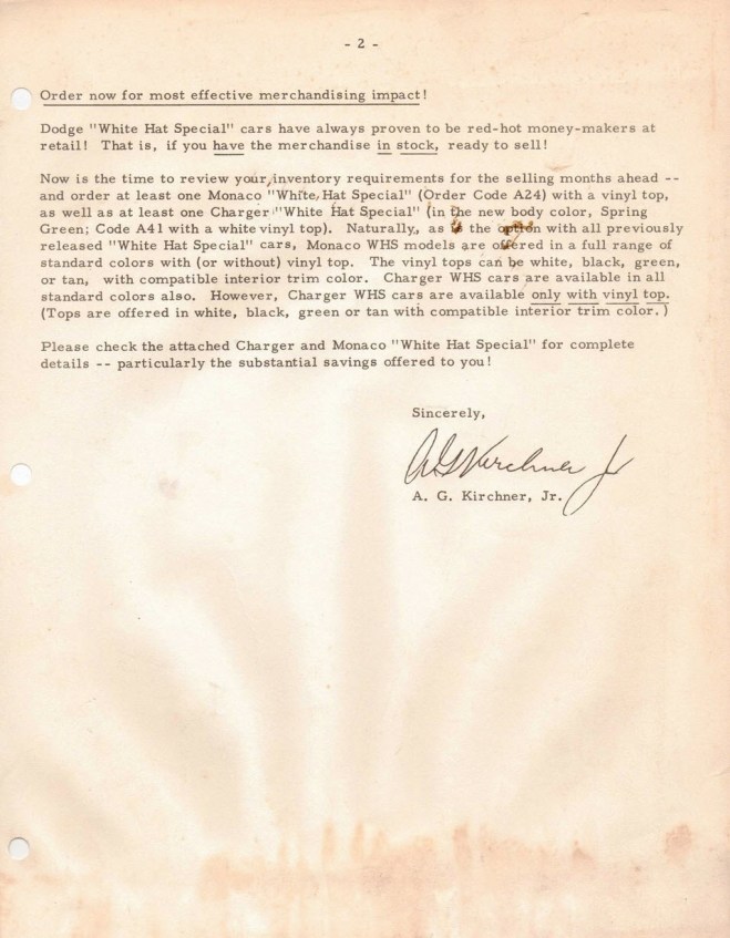 White Hat Special Cars pg 2