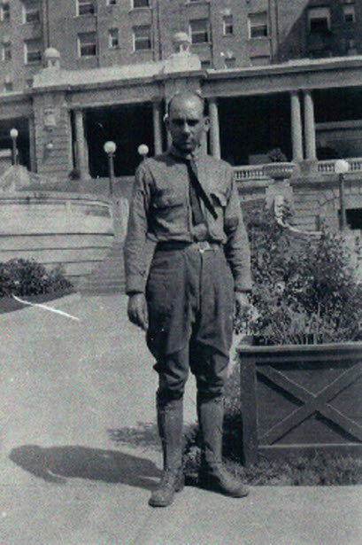 Edgar at Cape May waiting to go overseas WW I