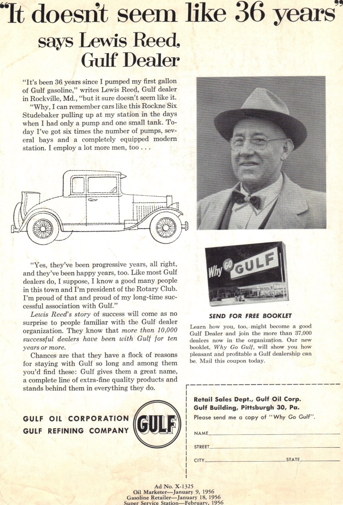 Gulf Gas 1956