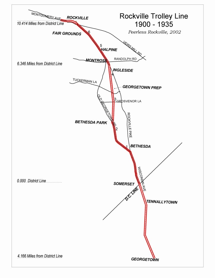 Rockville Trolley Line 1900-1935 - Peerless Rockville 2002