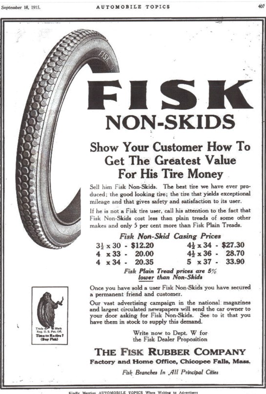 Fisk Tire Ad