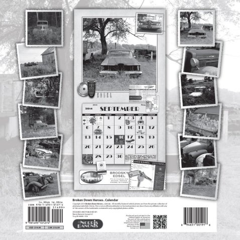 2015 Broken Down Heroes Calendar