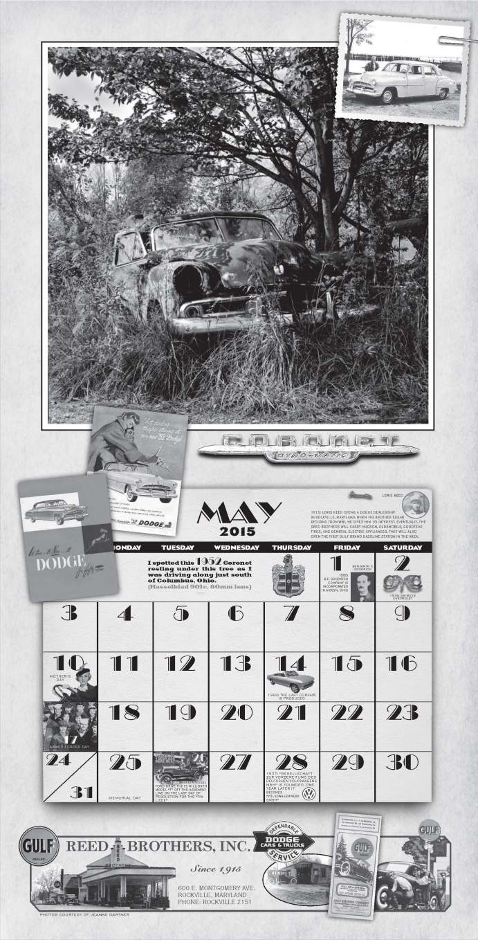 Reed Brothers Dodge MAY 1952 Dodge Calendar