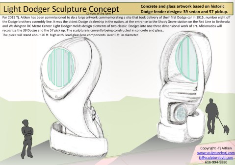 Light Dodger Scupture