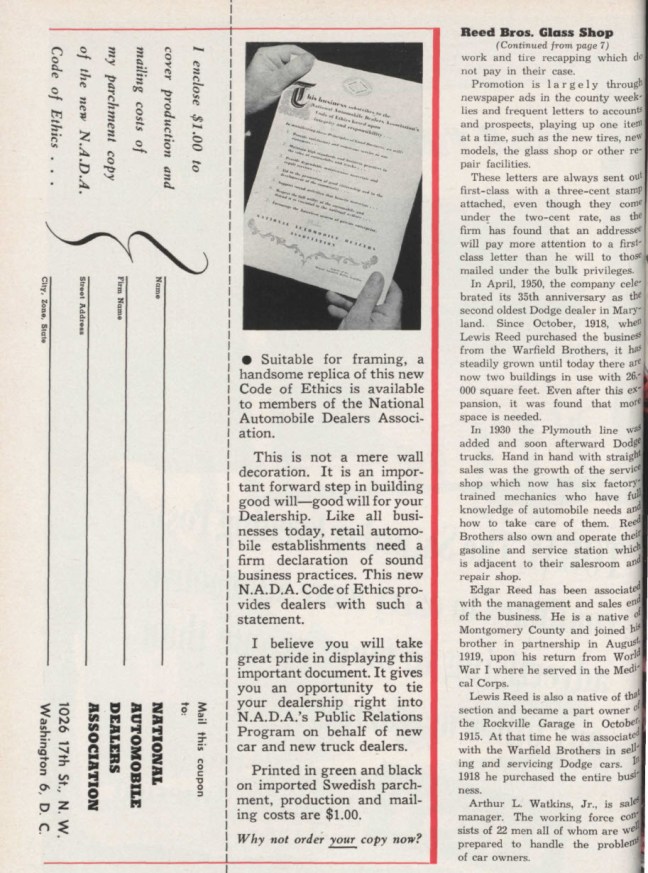 Reed Brothers Dodge Glass Shop