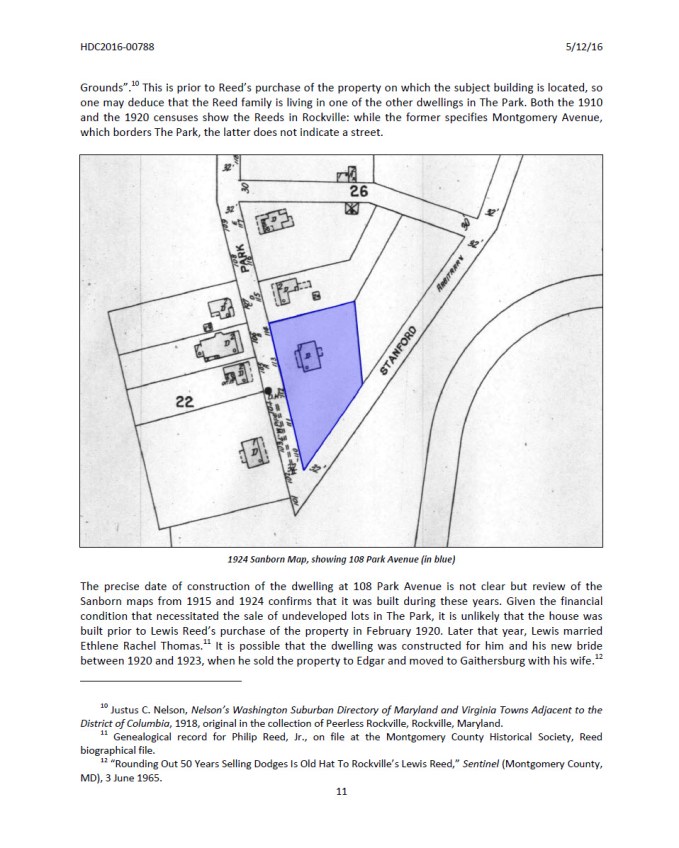 Site History Rockville Garage
