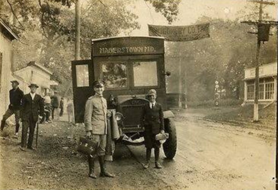 1922 Bus Stop in Rockville, Maryland