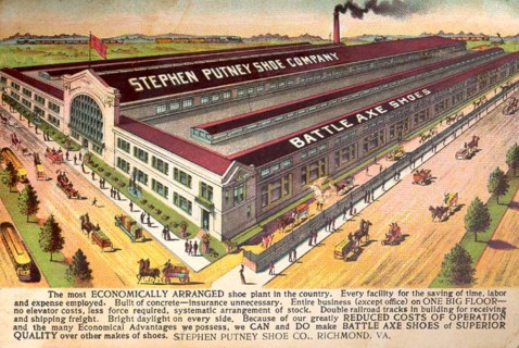 Battle Axe Shoes Postcard