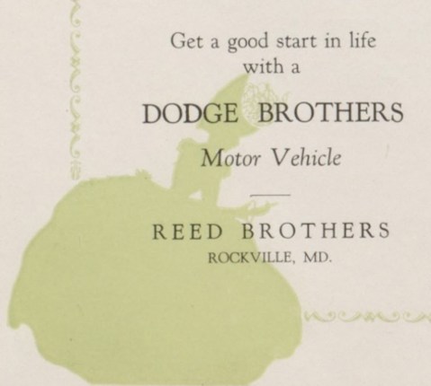 1930 Richard Montgomery High School "Rocket" Yearbook Ad