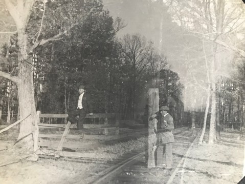 1900s double exposure image