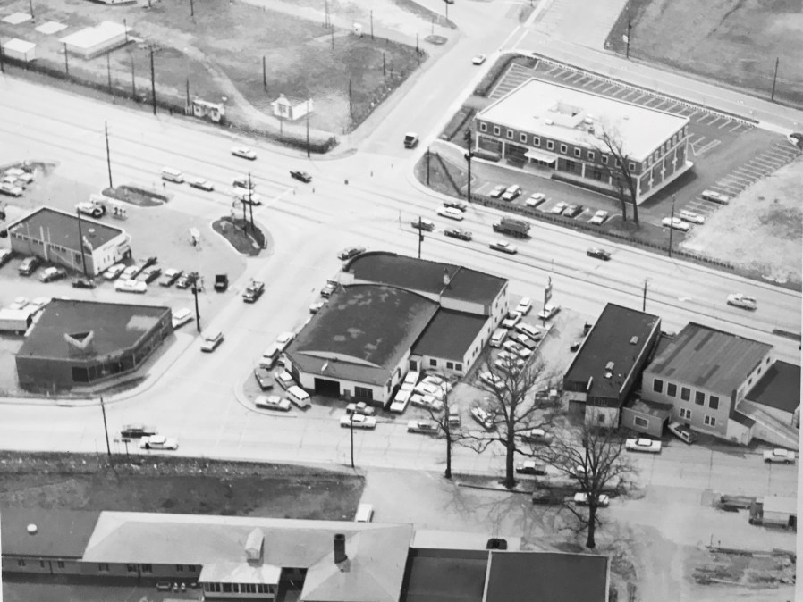 1930 Aerial view Reed Brothers Dodge