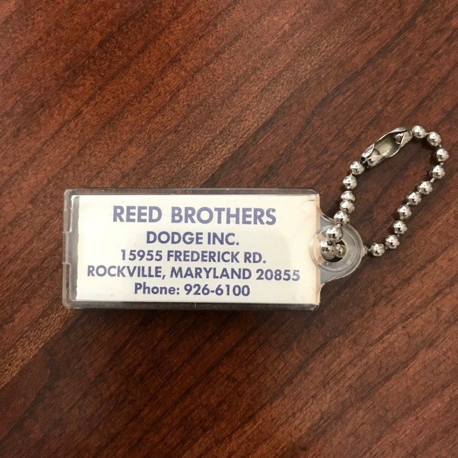 Reed Brothers Dodge Keychain