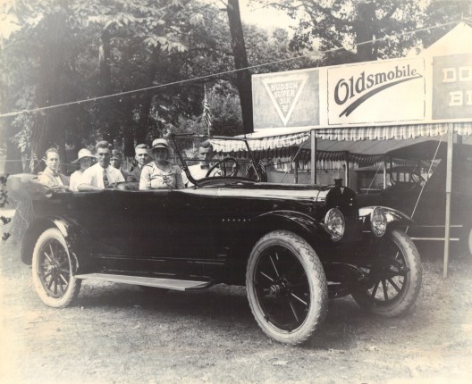 Rockville Garage at Rockville Fair 1918