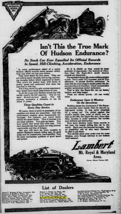 1920s Hudson & Essex ads