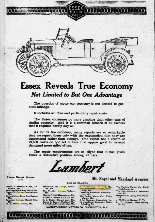 1920s Hudson & Essex ads