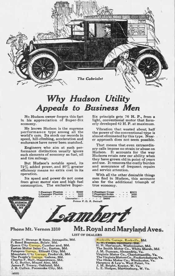 1920s Hudson & Essex ads