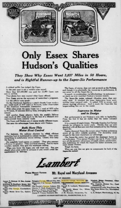 1920s Hudson & Essex ads