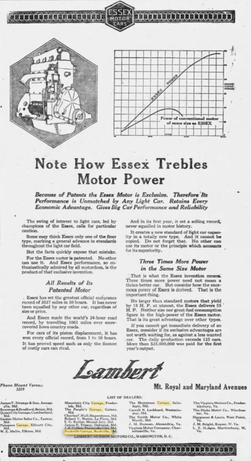 1920s Hudson & Essex ads