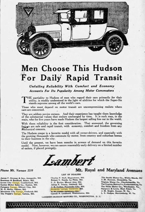 1920s Hudson & Essex ads