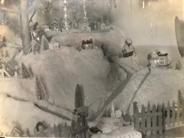 1900s Christmas village