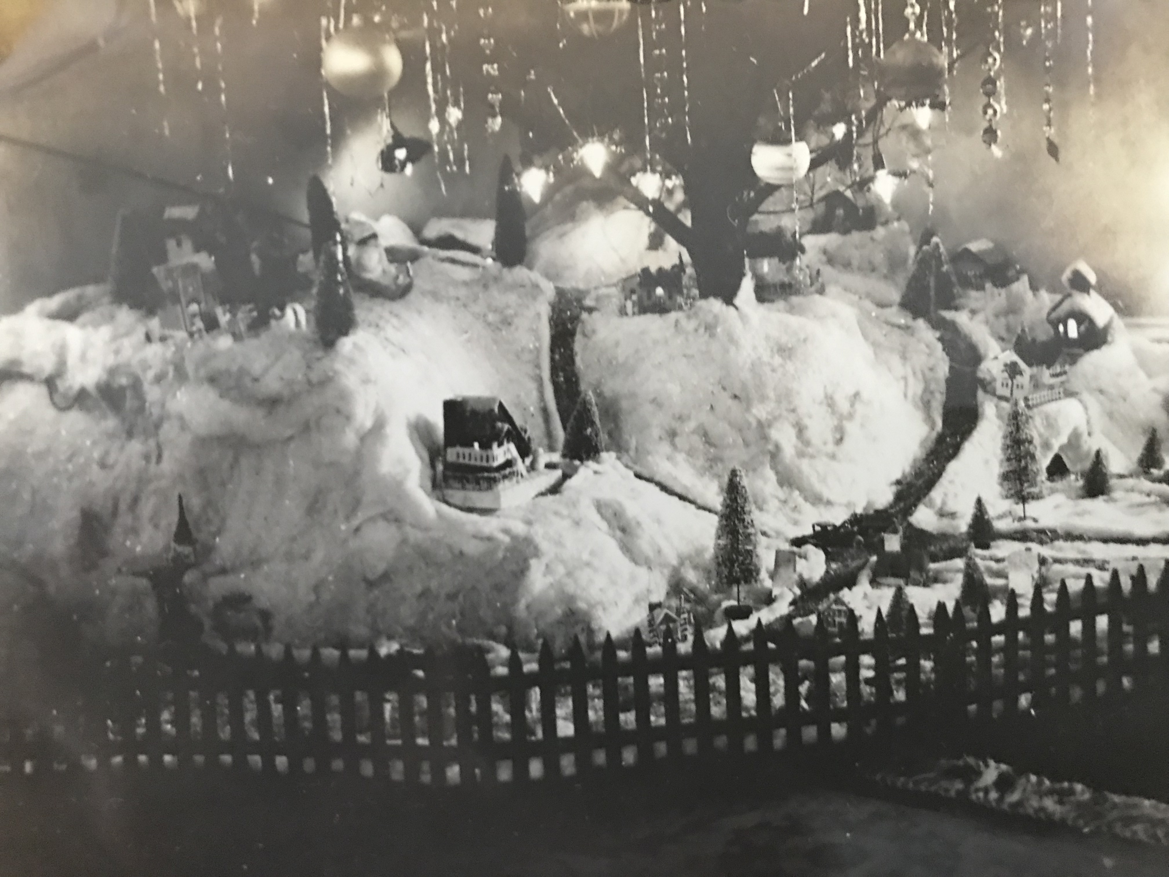 1900s Christmas village