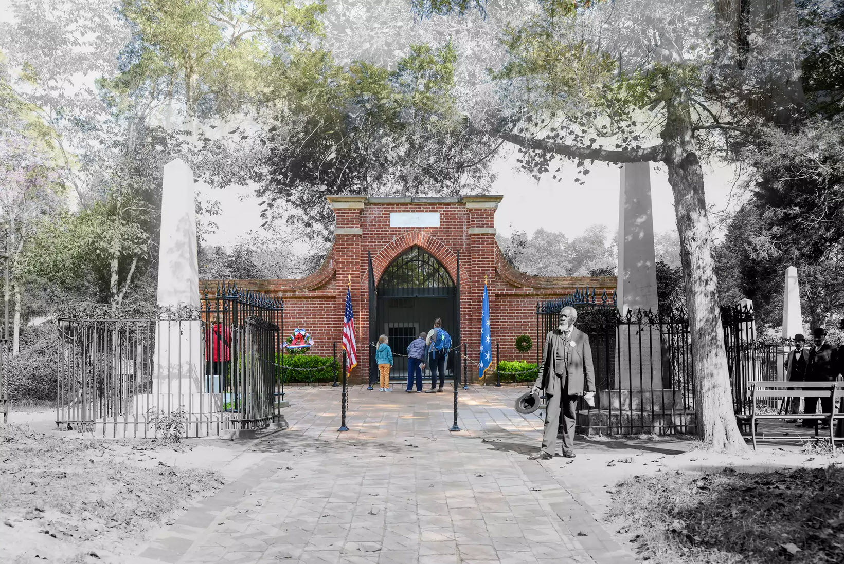 Tomb of Washington, Mt Vernon earyl 1900s