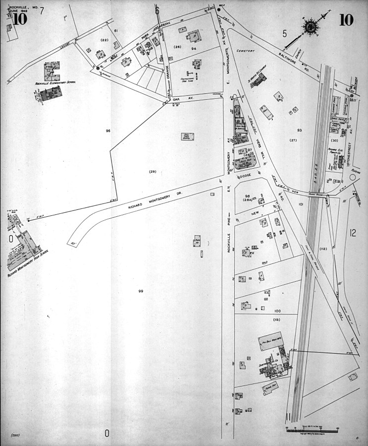 1949 Rockville Sanborn Map