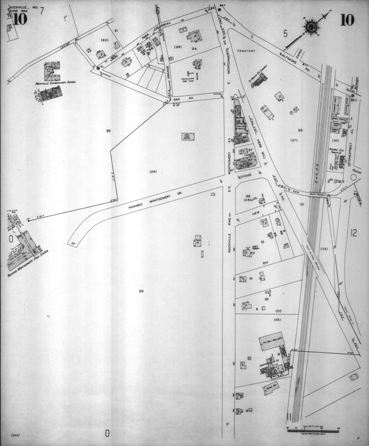 1949 Rockville Sanborn Map