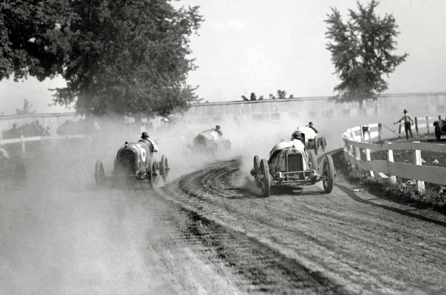 August 1923. Auto race, Rockville Fair