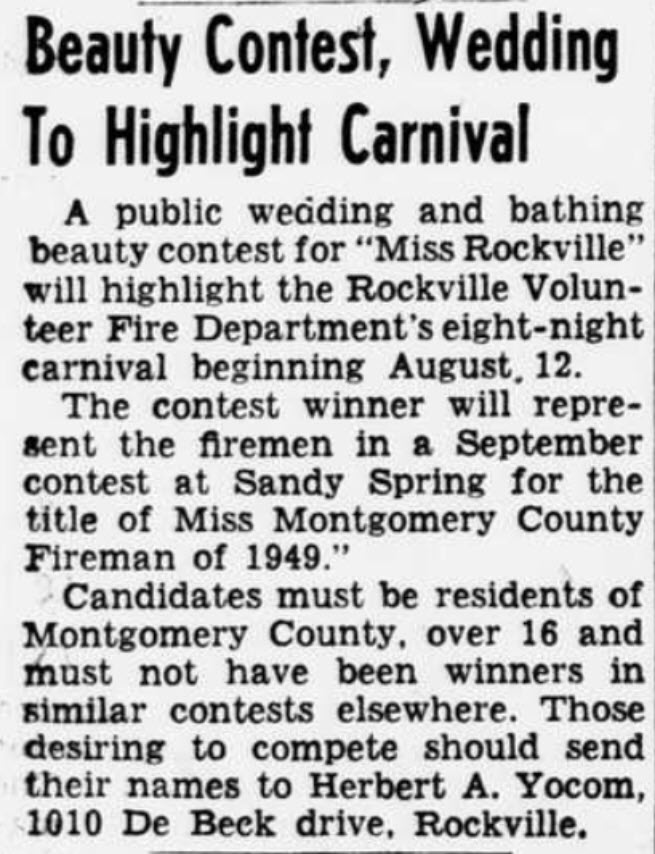 Rockville Fire Department Carnival