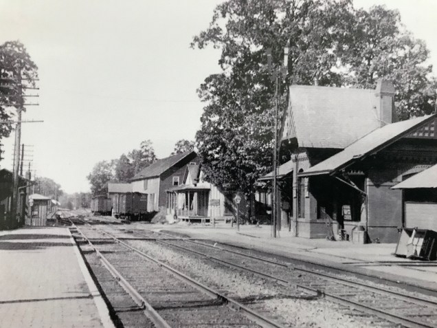 Baltimore & Ohio Railroad Station Marker in Gaithersburg
