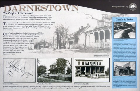 The Origins of Darnestown Marker