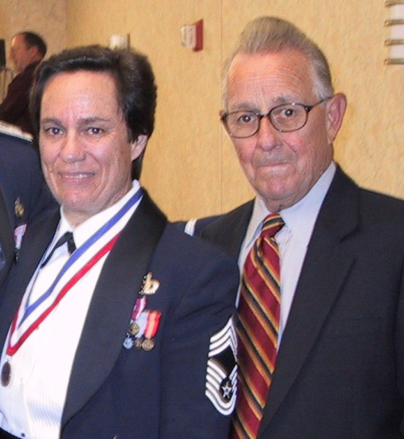 USAF Chief's Induction Ceremony with Lee Gartner 2003