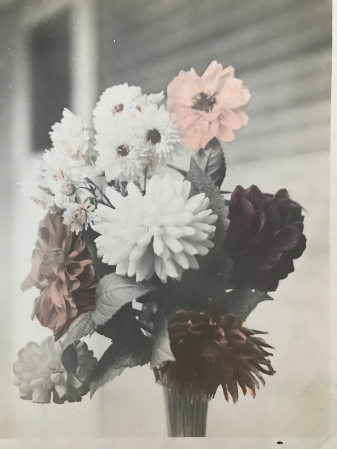hand-tinted photograph