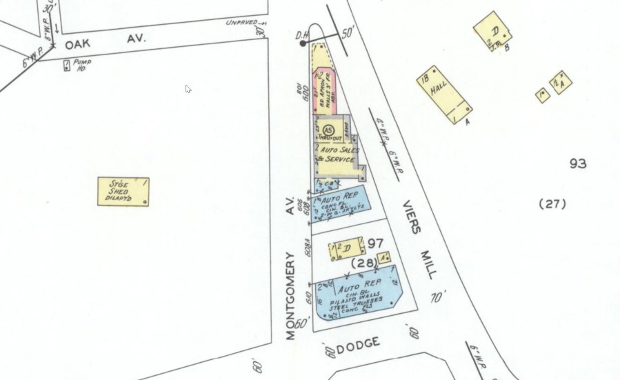 June 1949 Rockville Maryland Sanborn Map