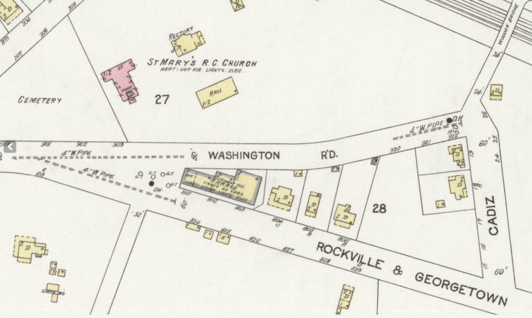 Nov 1924 Rockville Maryland Sanborn Map
