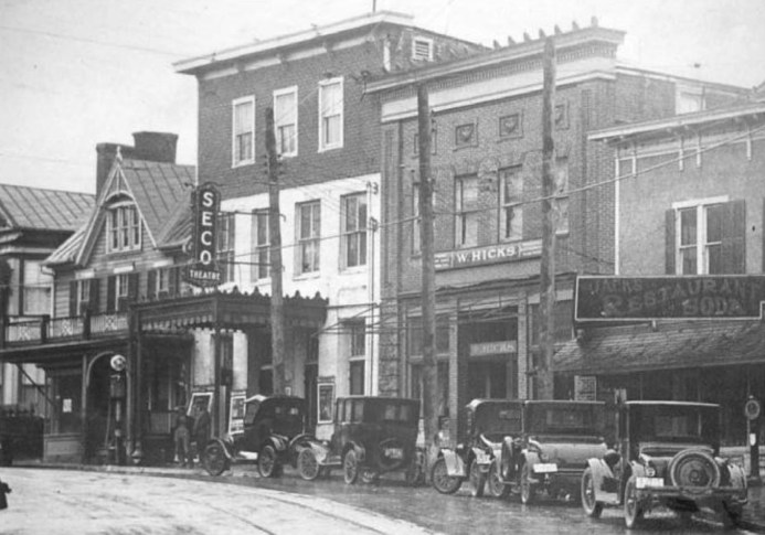 Valentine Wilson's Seco Theater in Rockville after its move from Montgomery Ave to Commerce Lane