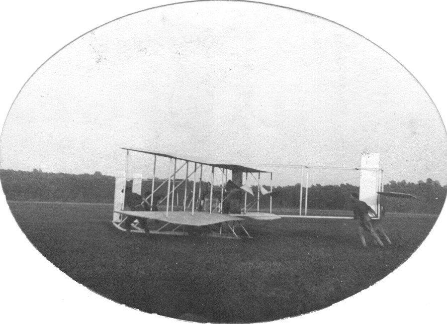 Wright Model B with skids