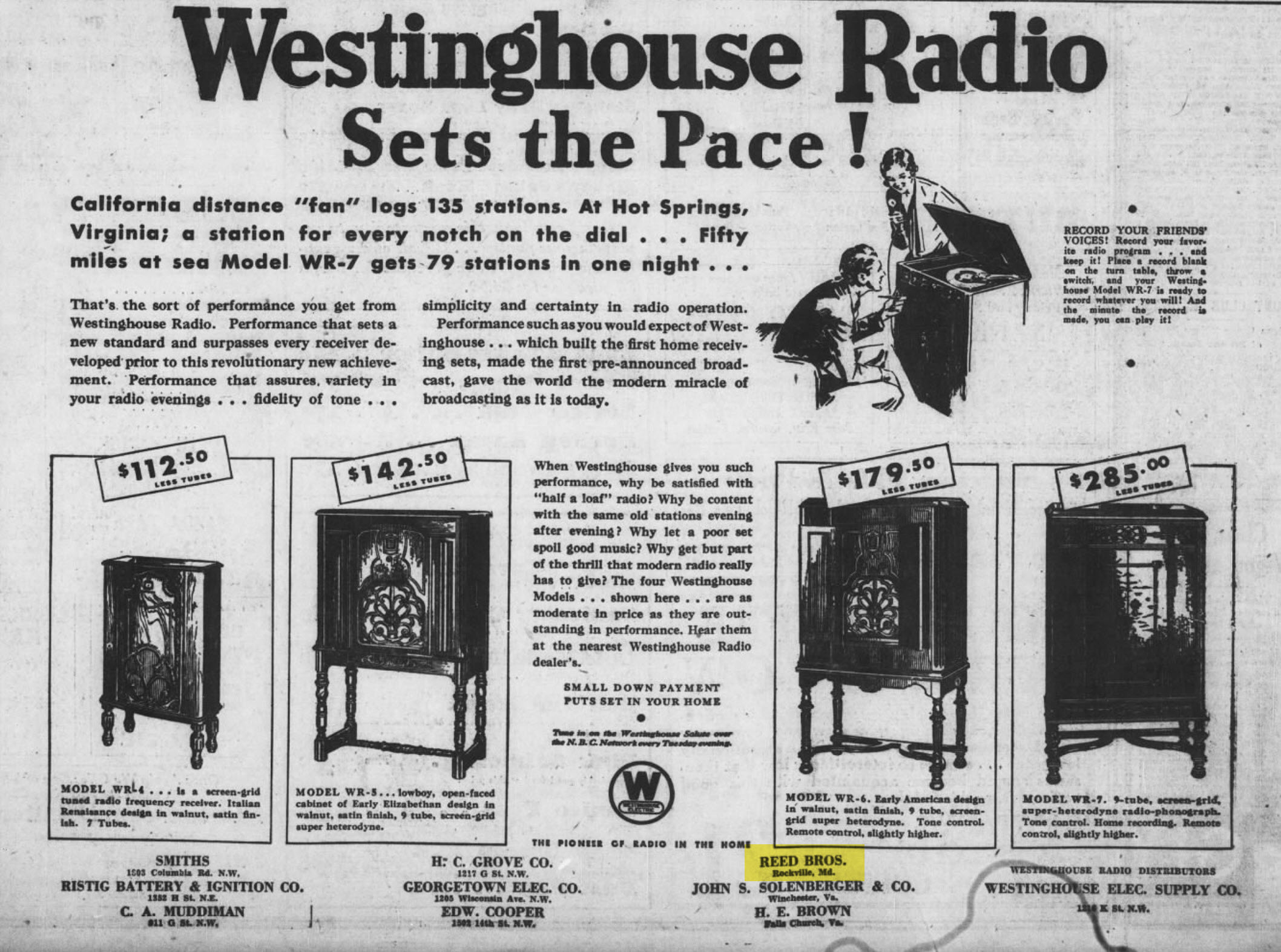 Westinghouse Radio Ad