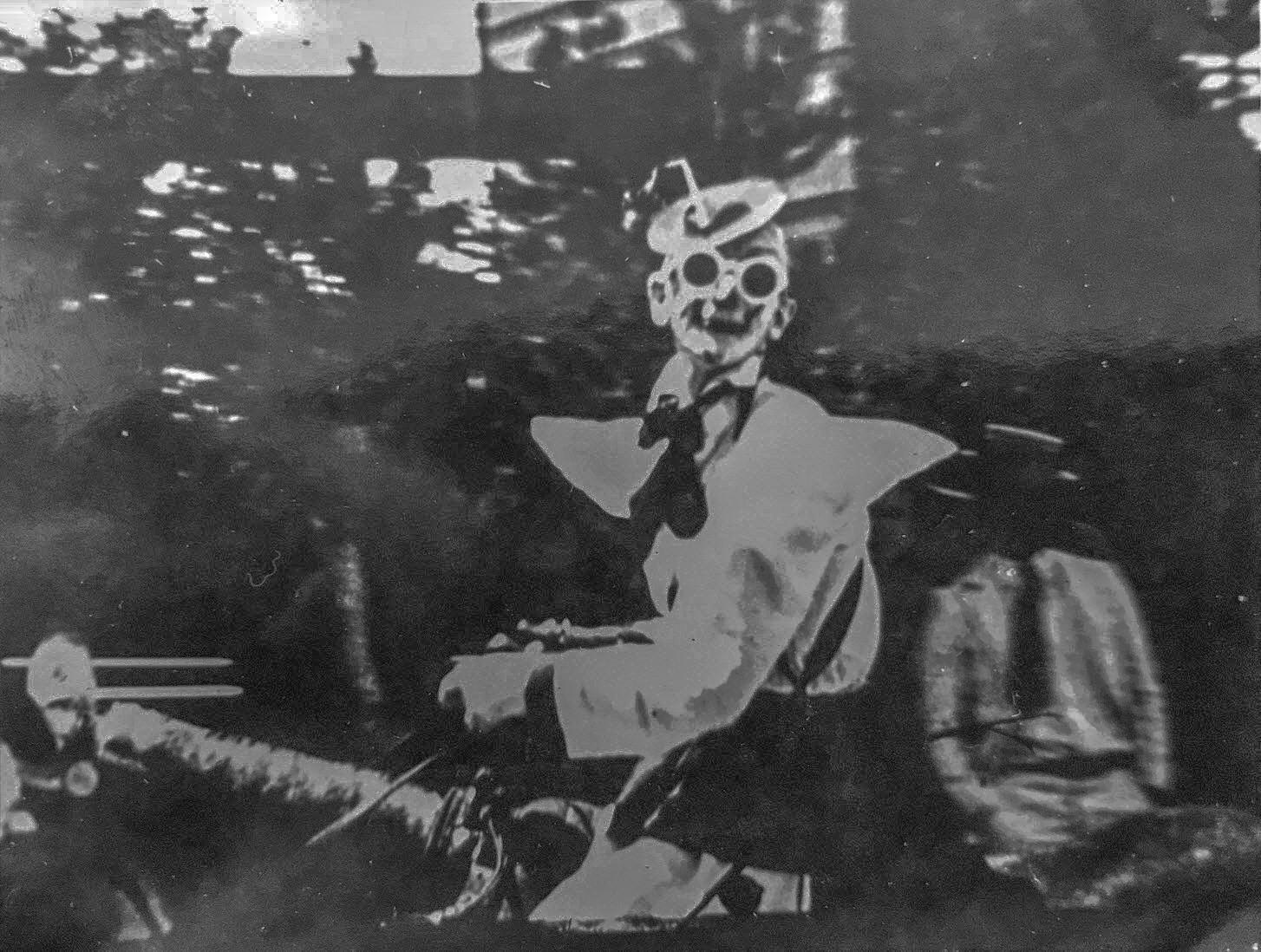 vintage Halloween mask