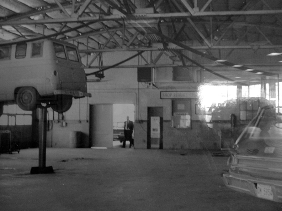 1960s Dealership Service area