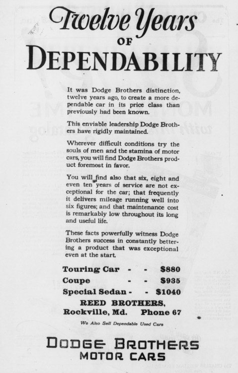 Dodge 12 Years of Dependability