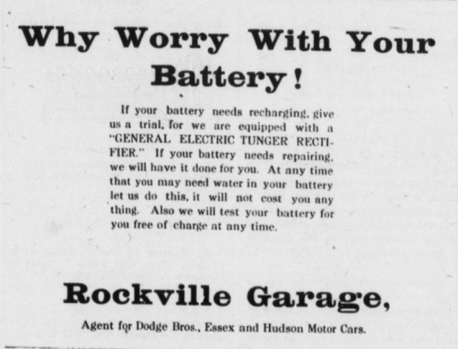 Rockville Garage Ad