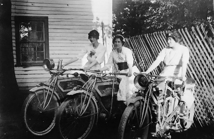 Reed Sister on Motorcycles