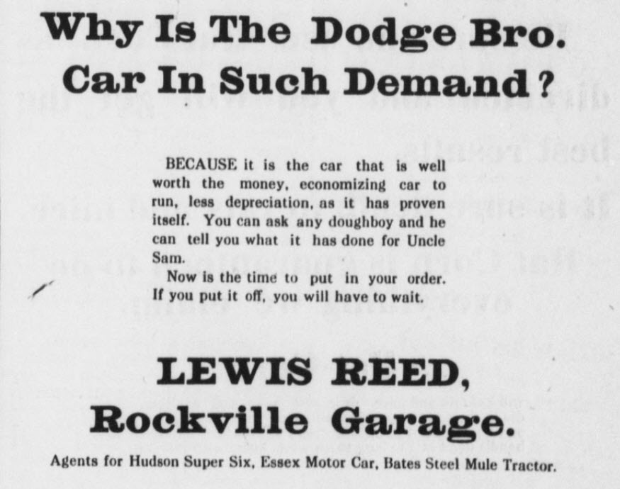 Early Auto Ad