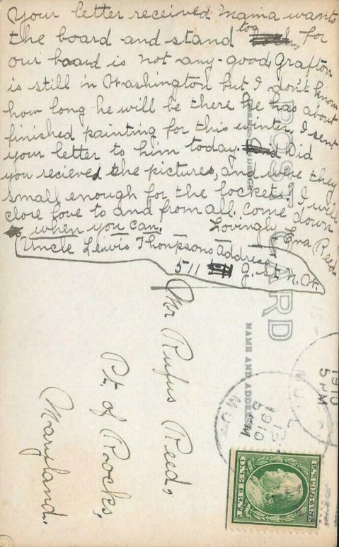 1910 real photo postcard