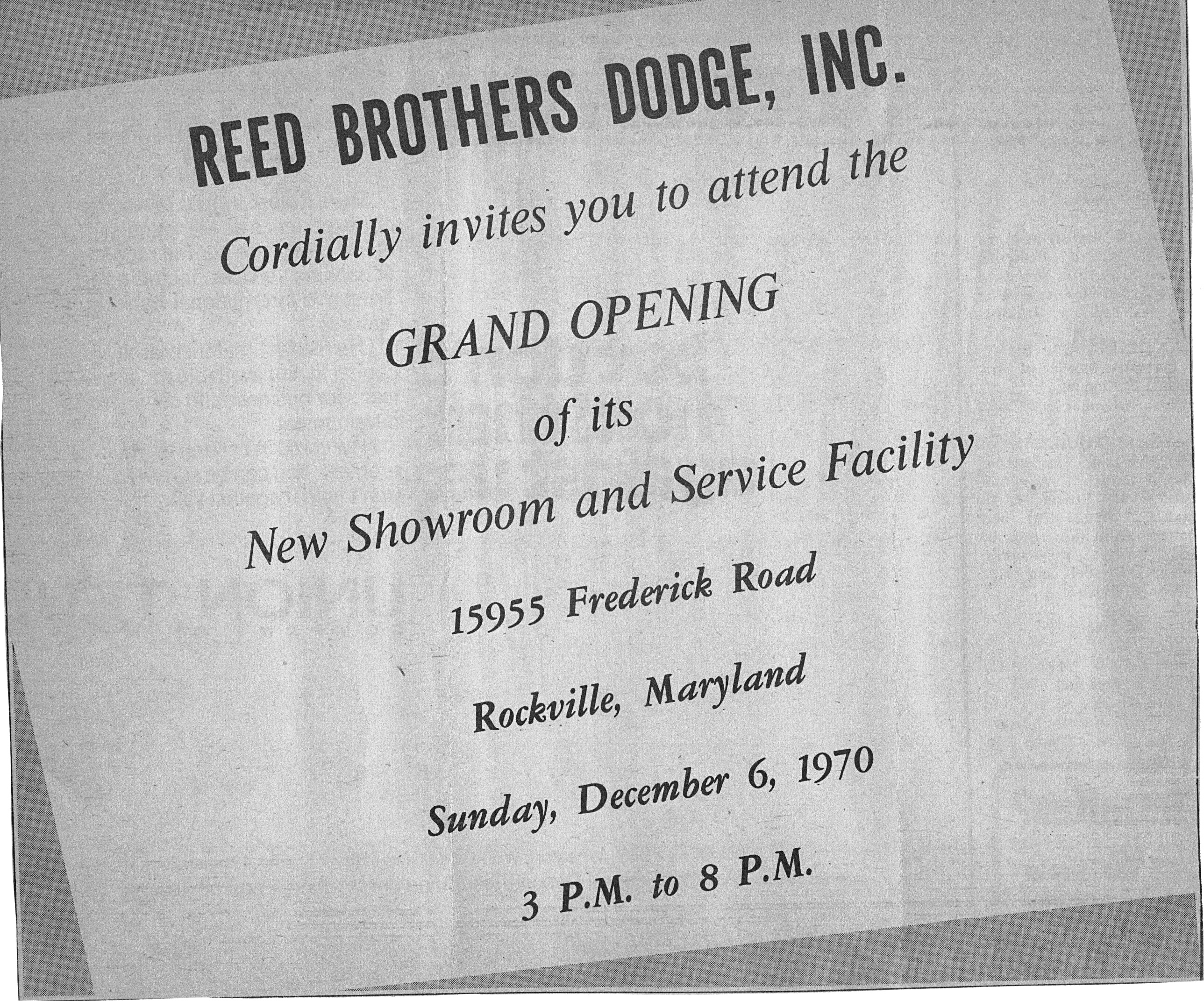 Grand Opening Announcement