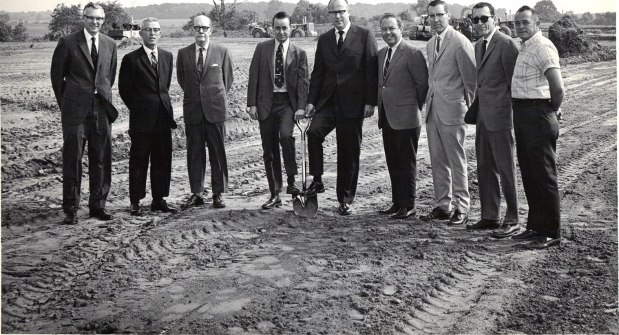 1970 Ground Breaking for new home